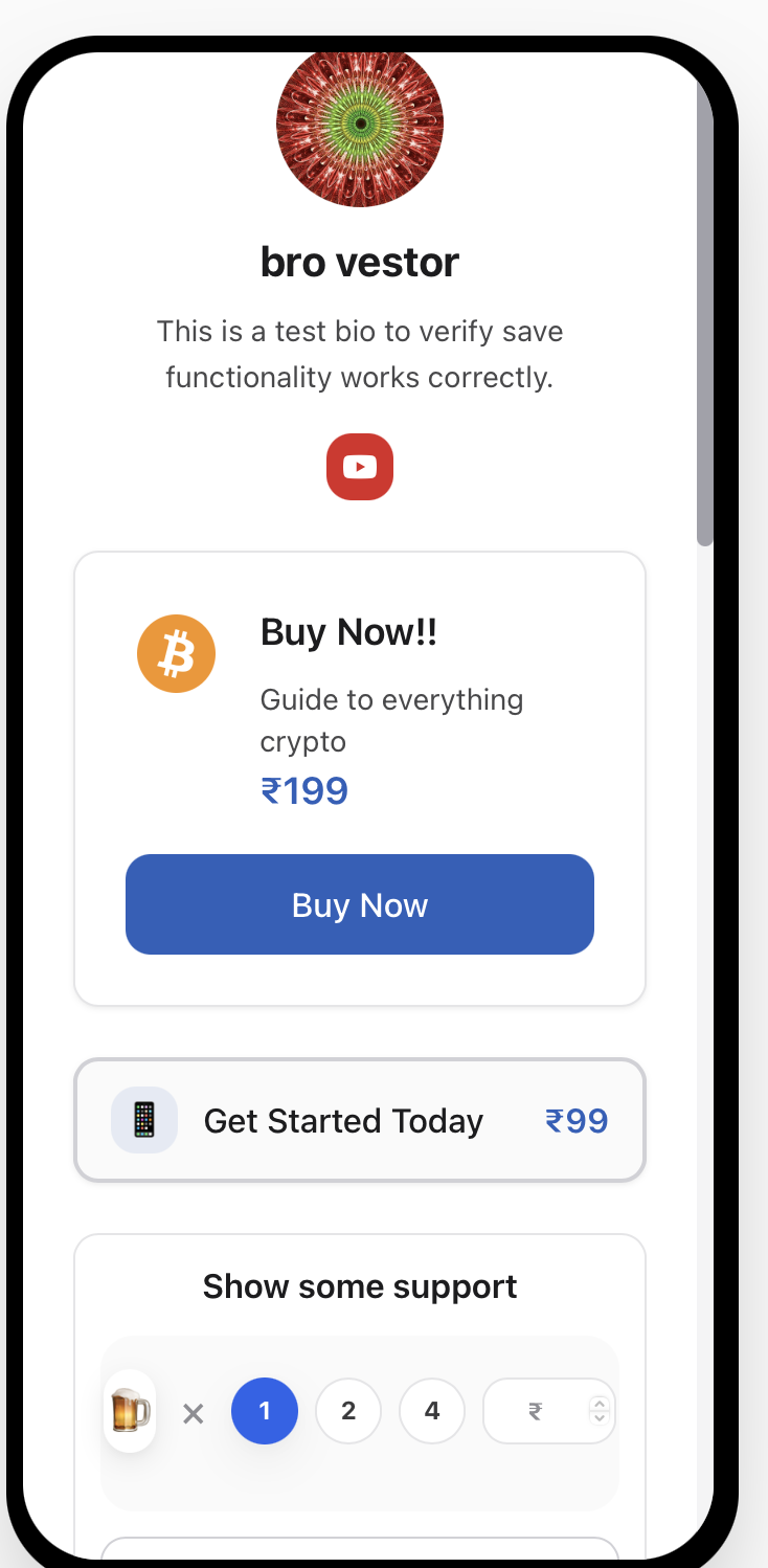 Public Creator Storefront - One URL for Everything